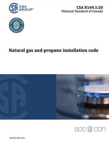 CSA b149.1 CSA B149.1 inspection gaz propane selon la norme